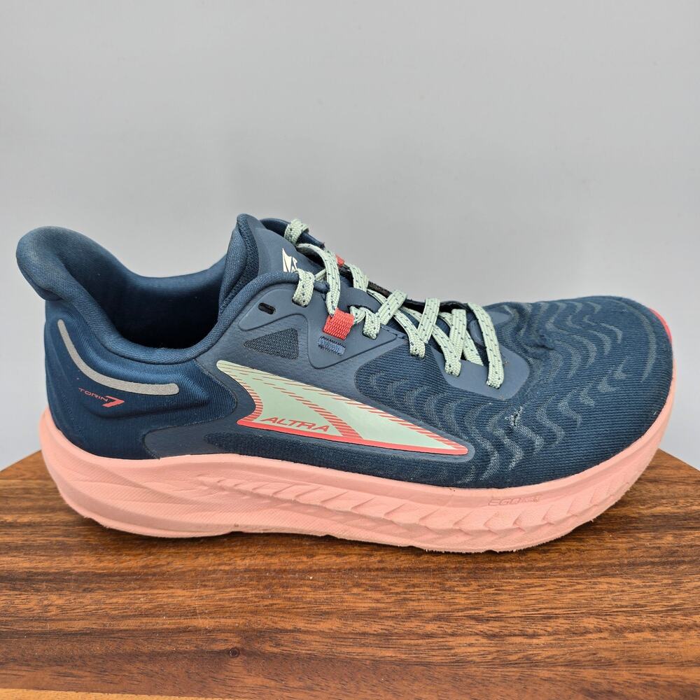 Altra Torin 7 Shoes Womens 8 Navy Pink Low Top Running Athletic Sneakers